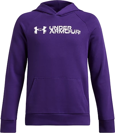 Under Armour Boys' Rival Fleece Wordmark Hoodie