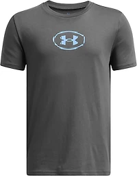 Under Armour Boys' Slice Logo Short Sleeve Tee