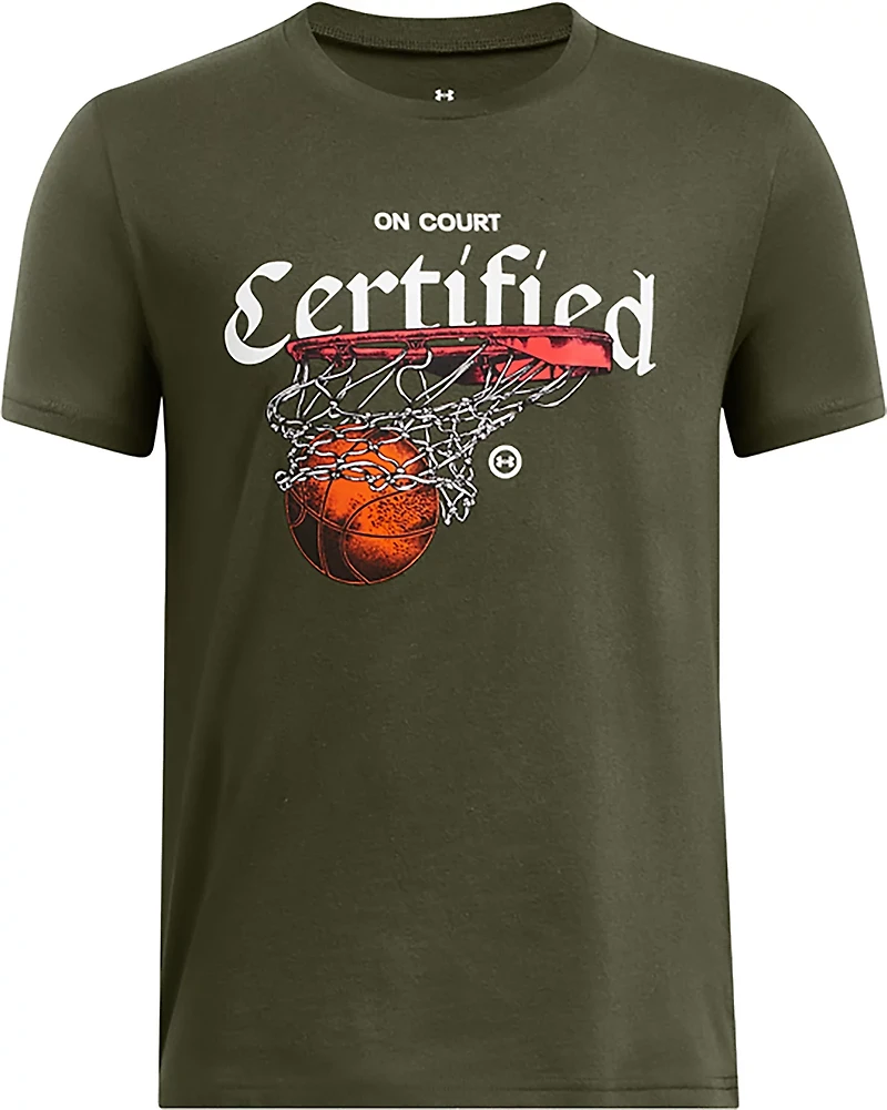 Under Armour Boys' Hoops Certified Short Sleeve Tee