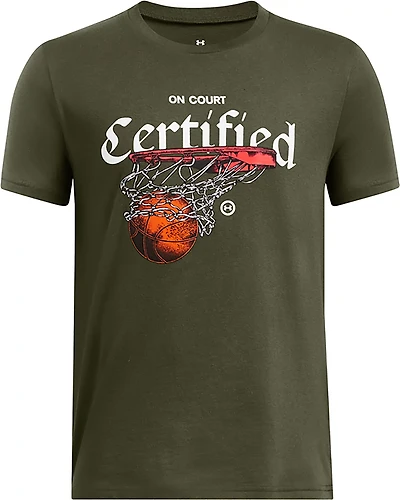 Under Armour Boys' Hoops Certified Short Sleeve Tee