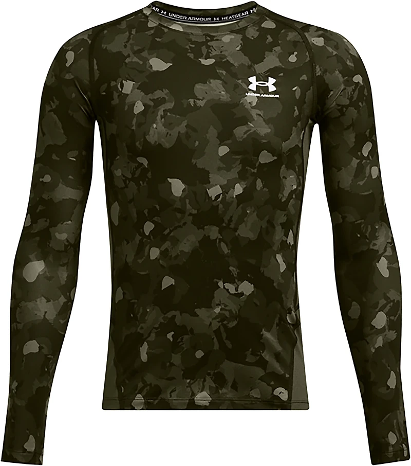 Under Armour Boys' Heat Geaar Printed Long Sleeve Top