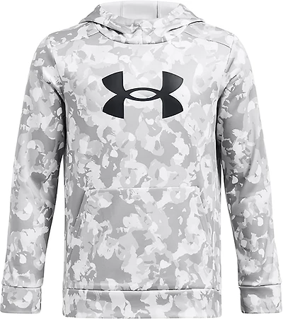 Under Armour Boys' Fleece Big Logo All Over Print Hoodie