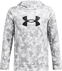 Under Armour Boys' Fleece Big Logo All Over Print Hoodie