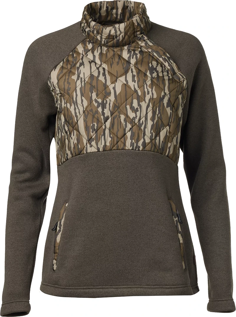 Magellan Outdoors Women's Fayette Mixed Media Pullover