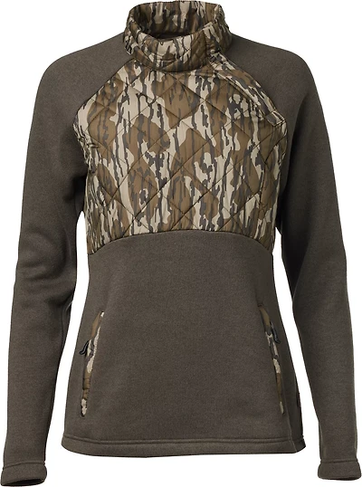 Magellan Outdoors Women's Fayette Mixed Media Pullover