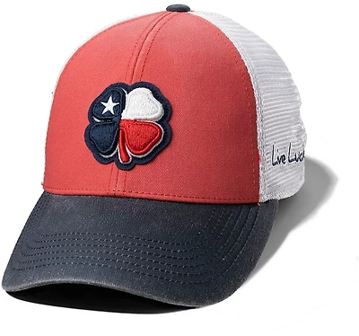 Black Clover Adults' Texas State Two-Tone Vintage Adjustable Snapback Hat