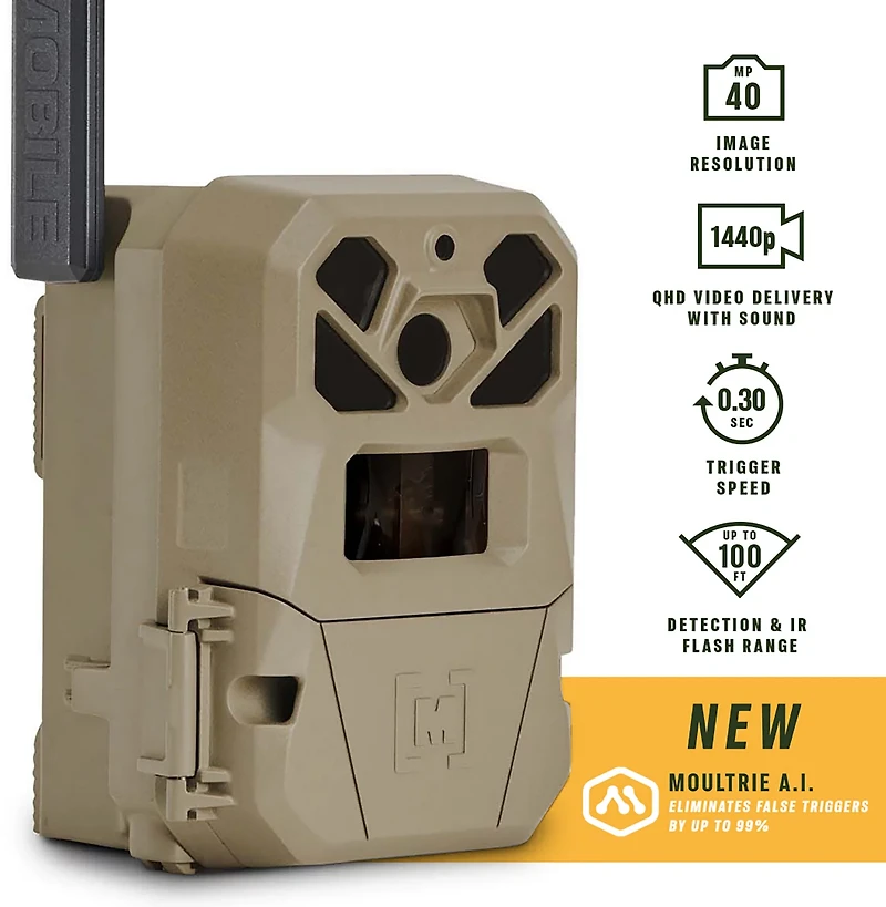 Moultrie Mobile Edge 2 Pro Cellular 40 MP Trail Camera