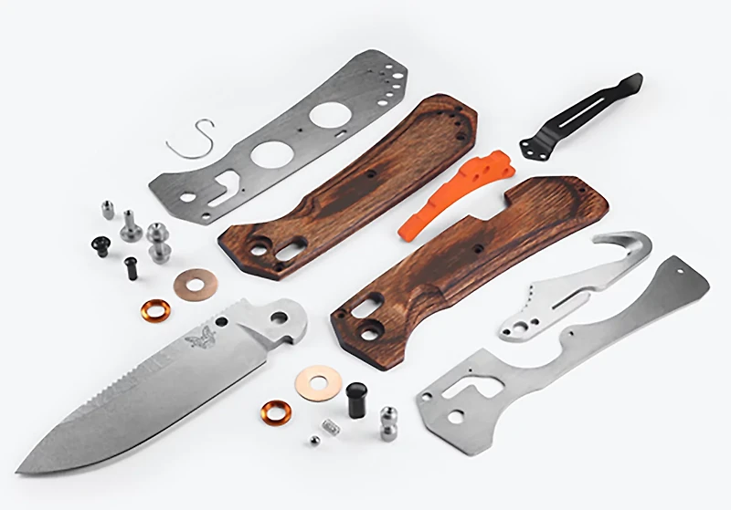 Benchmade Grizzly Creek Wood 3.49 in Folding Knife