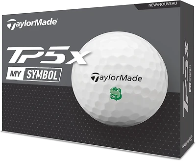 Taylormade 2024 TP5x My Symbol Dollar 12-Pack