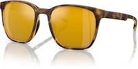 Native Eyewear Targhee Square Silver Reflex Polarized Mirrored Sunglasses