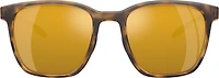Native Eyewear Targhee Square Silver Reflex Polarized Mirrored Sunglasses