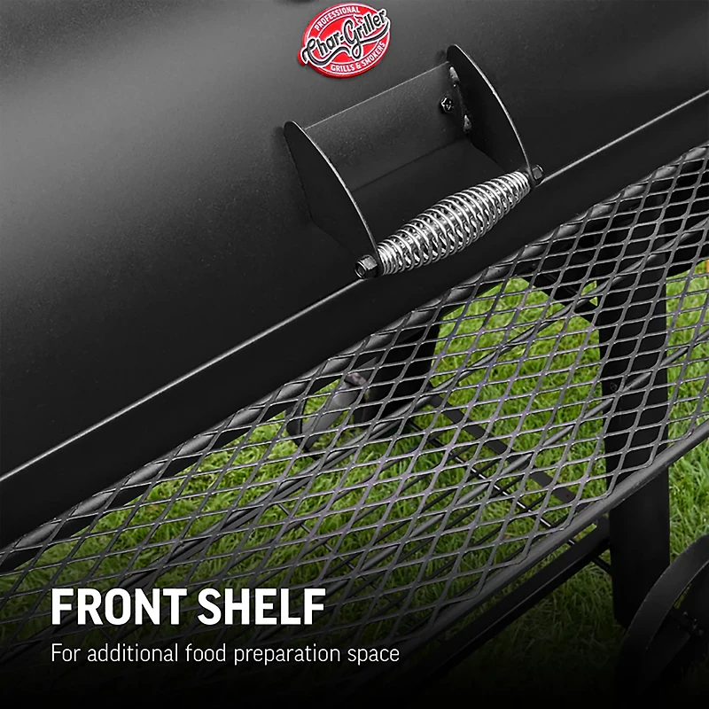 Char-Griller Competition Pro Barrel Grill and Offset Smoker