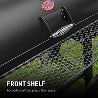Char-Griller Competition Pro Barrel Grill and Offset Smoker
