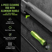 Breakthrough Clean Technologies 40 in L 4-Piece Cleaning Rod with Aluminum Handle