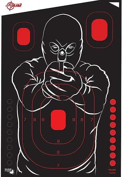 Allen Company EZ Aim Splash 12 in W x 18 in H Reactive Paper Shooting Targets 5-Pack