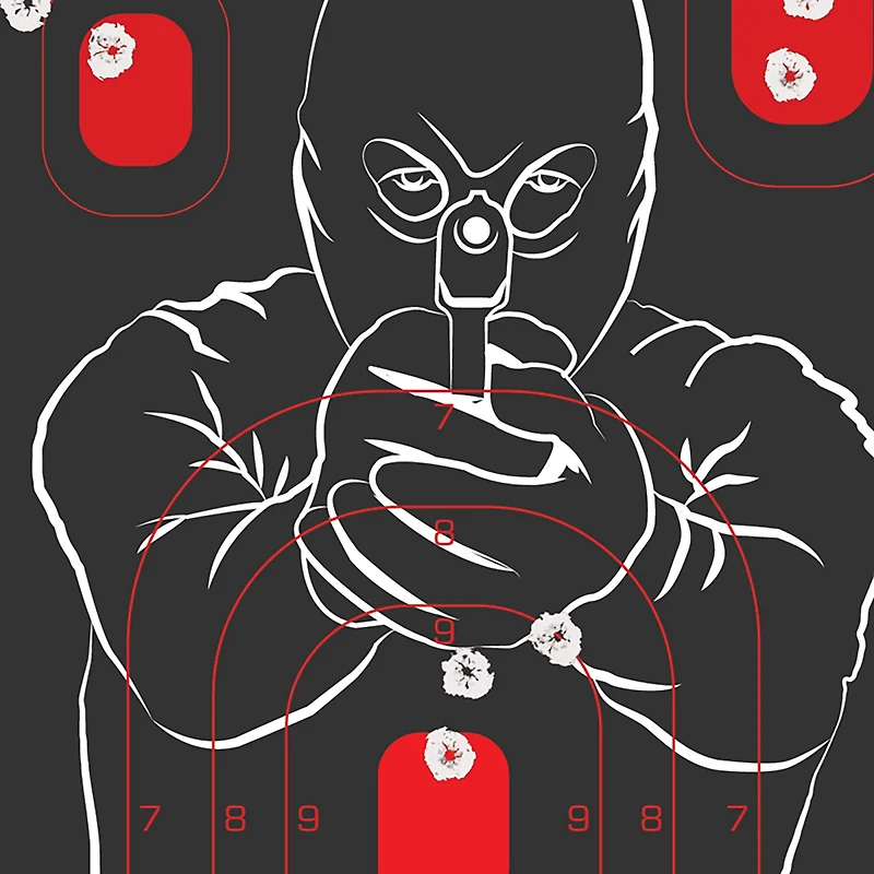 Allen Company EZ Aim Splash 12 in W x 18 in H Reactive Paper Shooting Targets 5-Pack