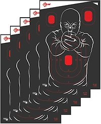 Allen Company EZ Aim Splash 12 in W x 18 in H Reactive Paper Shooting Targets 5-Pack