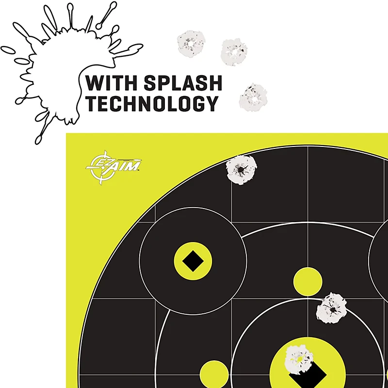 Allen Company EZ Aim Splash 12 in Square Reactive Paper Shooting Targets 12-Pack