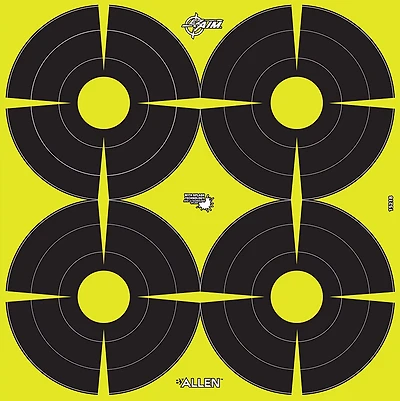 Allen Company EZ Aim Splash 12 in W x 12 in H Reactive Paper Shooting Targets 12-Pack