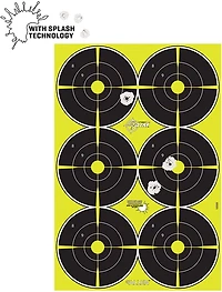 Allen Company EZ Aim Splash 12.5 inches W x 18.25 inches H Reactive Paper Shooting Targets 8-Pack