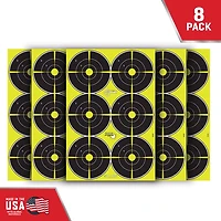 Allen Company EZ Aim Splash 12.5 inches W x 18.25 inches H Reactive Paper Shooting Targets 8-Pack