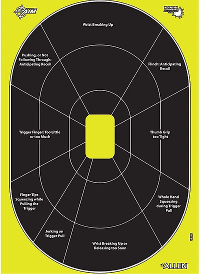 Allen Company EZ Aim Splash 12 in W x 18 in H Reactive Shooting Targets 8-Pack