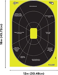 Allen Company EZ Aim Splash 12 in W x 18 in H Reactive Shooting Targets 8-Pack