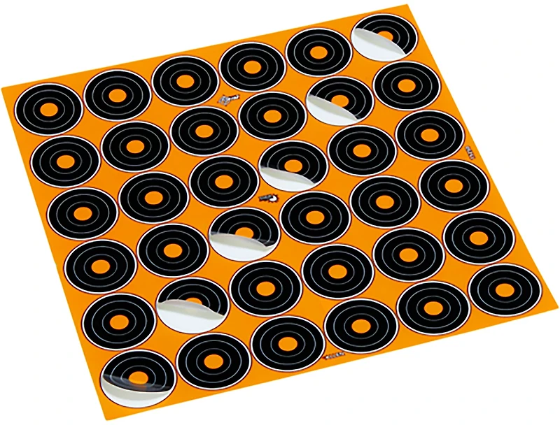 Allen Company EZ Aim 1 in Bullseye Adhesive Splash Reactive Paper Shooting Targets 12-Pack