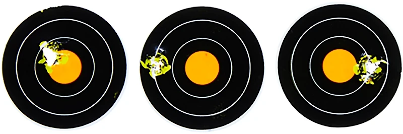Allen Company EZ Aim 1 in Bullseye Adhesive Splash Reactive Paper Shooting Targets 12-Pack