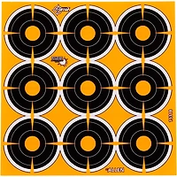 Allen Company EZ Aim 2 in Bullseye Adhesive Splash Reactive Paper Shooting Targets 12-Pack