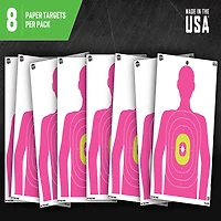 Allen Company EZ Aim Fun In The Pink Silhouette Paper Shooting Targets 8-Pack