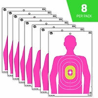 Allen Company EZ Aim Fun In The Pink Silhouette Paper Shooting Targets 8-Pack