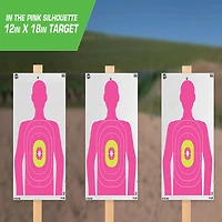 Allen Company EZ Aim Fun In The Pink Silhouette Paper Shooting Targets 8-Pack