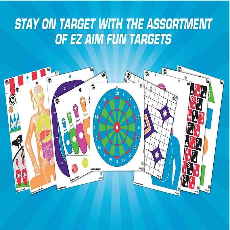 Allen Company EZ Aim Fun In The Pink Silhouette Paper Shooting Targets 3-Pack