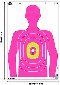 Allen Company EZ Aim Fun In The Pink Silhouette Paper Shooting Targets 3-Pack