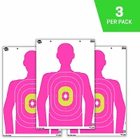 Allen Company EZ Aim Fun In The Pink Silhouette Paper Shooting Targets 3-Pack