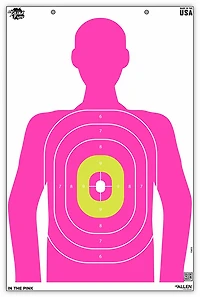 Allen Company EZ Aim Fun In The Pink Silhouette Paper Shooting Targets 3-Pack