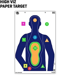 Allen Company EZ Aim Fun Tough Crowd Paper Shooting Targets 3-Pack