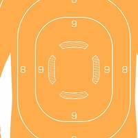 Allen Company EZ Aim Fun Tough Crowd Paper Shooting Targets 3-Pack