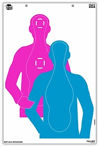 Allen Company EZ Aim Fun Tough Crowd Paper Shooting Targets 3-Pack