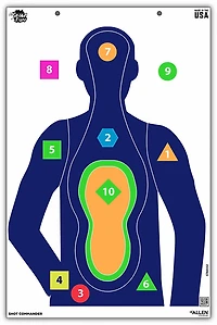 Allen Company EZ Aim Fun Tough Crowd Paper Shooting Targets 3-Pack