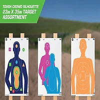Allen Company EZ Aim Fun Tough Crowd Paper Shooting Targets 3-Pack