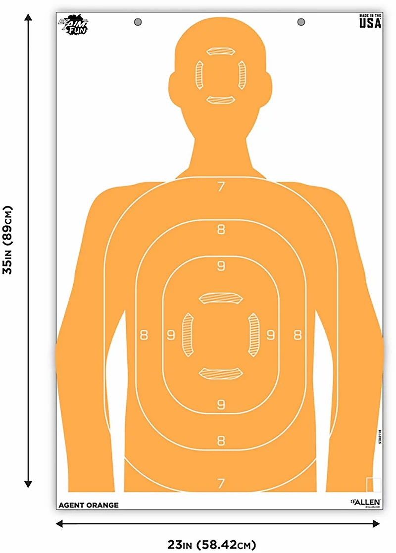 Allen Company EZ Aim Fun Tough Crowd Paper Shooting Targets 3-Pack
