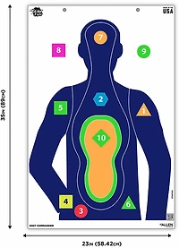 Allen Company EZ Aim Fun Tough Crowd Paper Shooting Targets 3-Pack