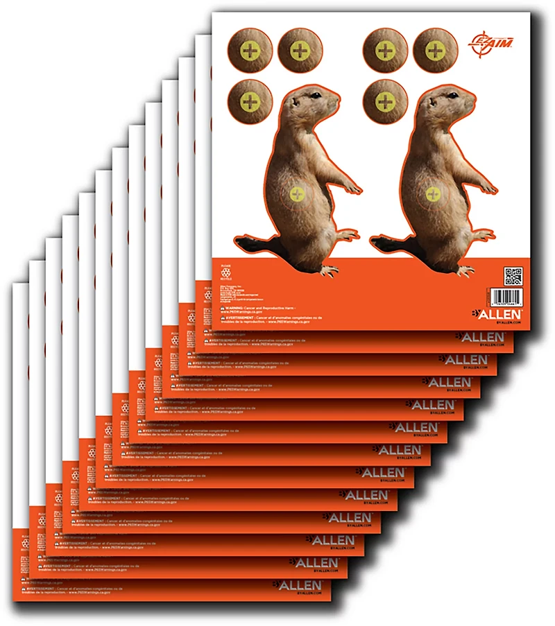 Allen Company EZ Aim Prairie Dog 8 in Square Shooting Targets 13-Pack