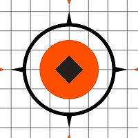 Allen Company EZ Aim Sight-in Grid Rigid Paper Shooting Targets 10-Pack