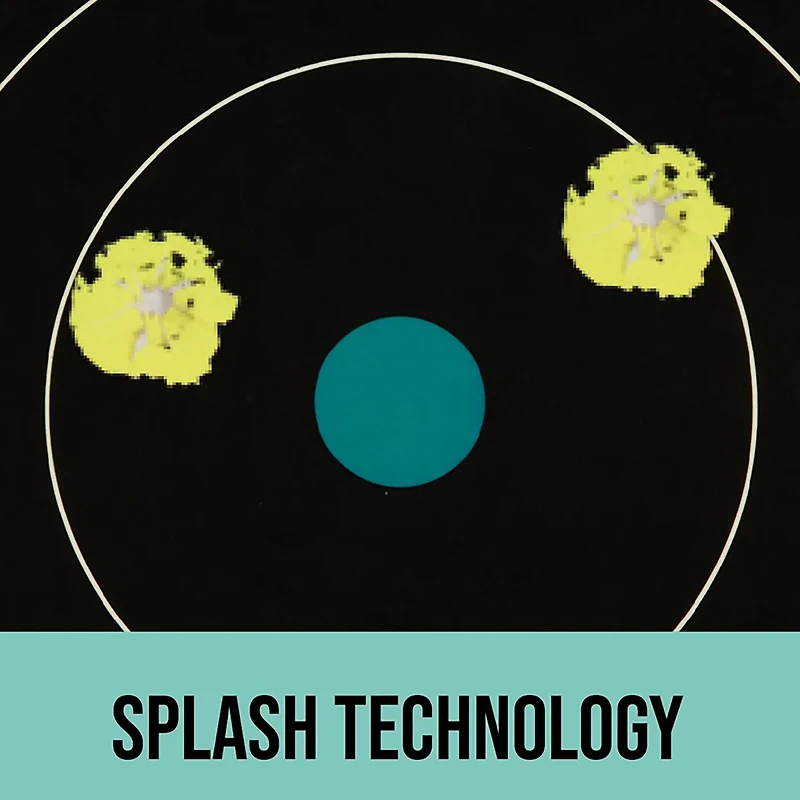 Girls With Guns 12 in W x 12 in H Adhesive Splash Reactive Paper Shooting Targets 5-Pack