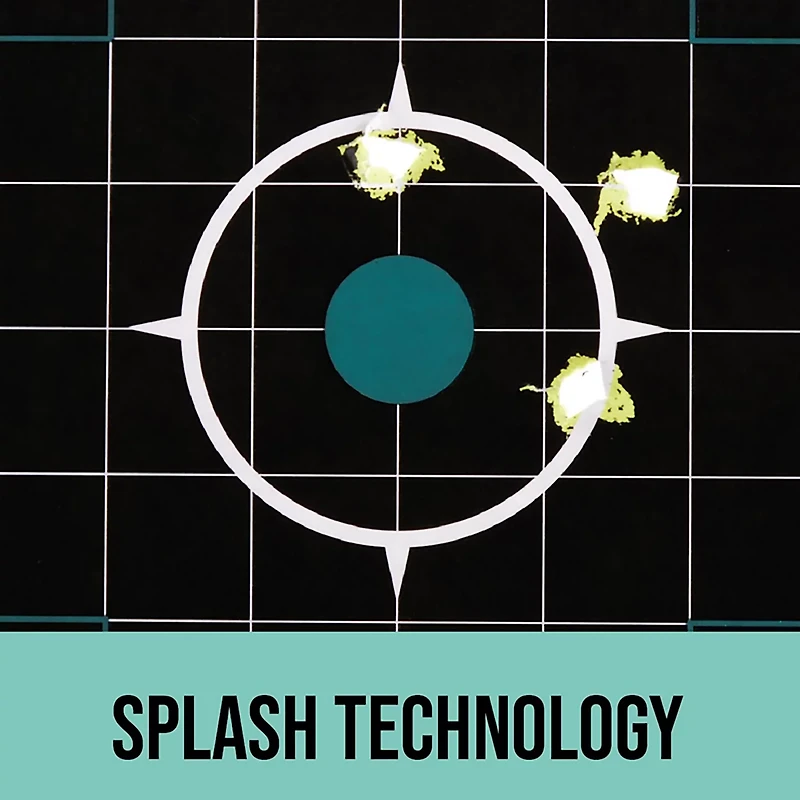 Girls With Guns 12 in W x 12 in H Adhesive Splash Reactive Paper Shooting Targets 5-Pack