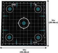 Girls With Guns 12 in W x 12 in H Adhesive Splash Reactive Paper Shooting Targets 5-Pack