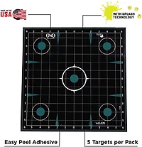 Girls With Guns 12 in W x 12 in H Adhesive Splash Reactive Paper Shooting Targets 5-Pack